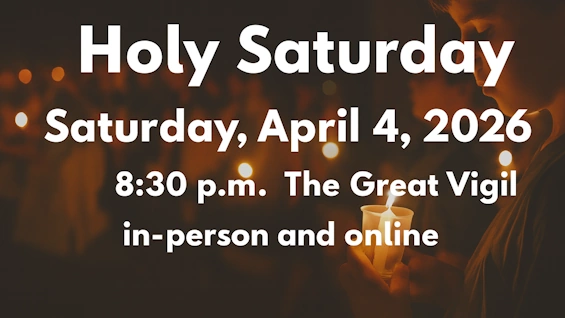 Holy Saturday 2026 edited