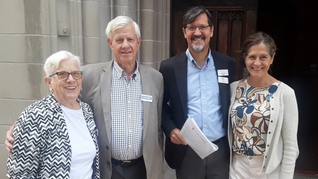 Ushers at entrance of Cathedral